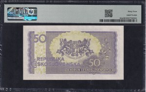 Czechoslovakia, 50 Korun, 1945, Choice UNC 64