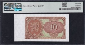 Czechoslovakia, 10 Korun, 1953, Superb Gem UNC 67 EPQ