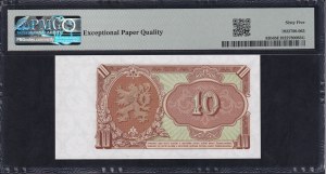 Czechoslovakia, 10 Korun, 1953, Gem UNC 65 EPQ