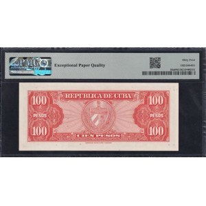 Cuba, 100 Pesos, 1959, Choice UNC 64 EPQ