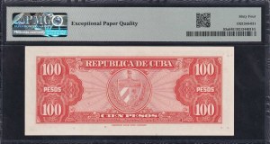 Cuba, 100 Pesos, 1959, Choice UNC 64 EPQ
