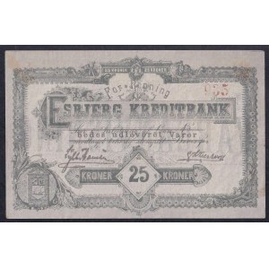 Denmark, 25 Kroner, 1891-1924, AU