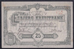 Denmark, 25 Kroner, 1891-1924, AU