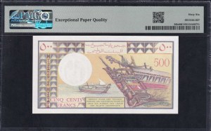 Djibouti, 500 Francs, 1988, Gem UNC 66 EPQ