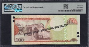 Dominican Republic, 100 Pesos Oro, 2003, Superb Gem UNC 67 EPQ, ''SPECIMEN'', ''TOP POP''