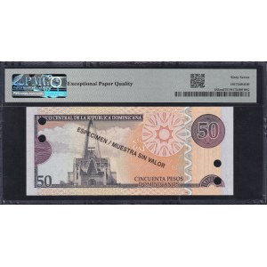 Dominican Republic, 50 Pesos, 2013, Superb Gem UNC 67 EPQ, ''SPECIMEN'', ''TOP POP''