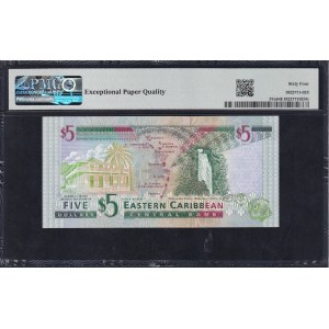 East Caribbean States, 5 Dollars, 2000, Choice UNC 64 EPQ