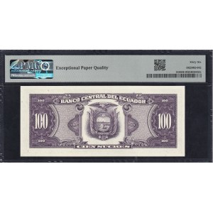 Ecuador, 100 Sucres, 1986-90, Gem UNC 66 EPQ