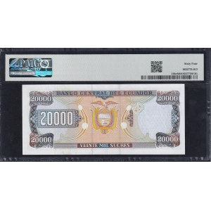 Ecuador, 20000 Sucres, 1998, Choice UNC 64, ''TOP POP''
