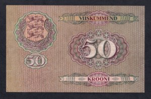 Estonia, 50 Krooni, 1929, VF+