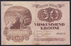 Estonia, 50 Krooni, 1929, VF
