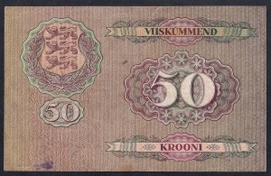 Estonia, 50 Krooni, 1929, VF