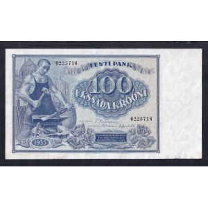 Estonia, 100 Krooni, 1935, VF