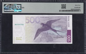 Estonia, 500 Krooni, 2007, Choice UNC 64