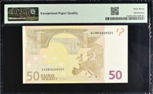European Union, 50 Euro, 2002, Superb Gem UNC 67 EPQ