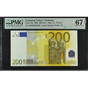 European Union, 200 Euro, 2002, Superb Gem UNC 67 EPQ