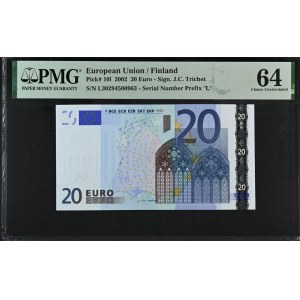 European Union, 20 Euro, 2002, Choice UNC 64