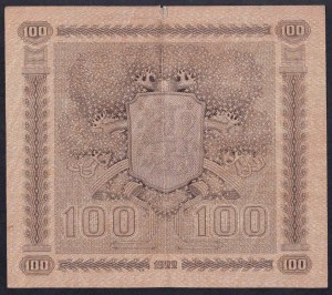 Finland, 100 Markkaa, 1922, F
