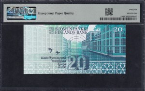 Finland, 20 Markkaa, 1993 (1997), Gem UNC 66 EPQ