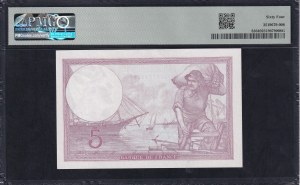 France, 5 Francs, 1939-41, Choice UNC 64