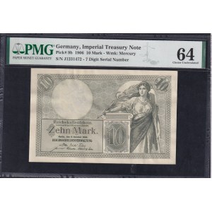 Germany, 10 Mark, 1906, Choice UNC 64