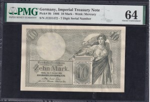 Germany, 10 Mark, 1906, Choice UNC 64