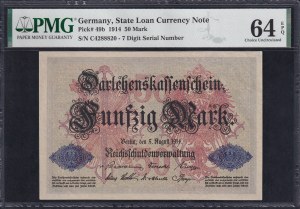 Germany, 50 Mark, 1914, Choice UNC 64 EPQ