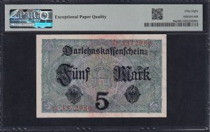 Germany, 5 Mark, 1917, Choice About UNC 58 EPQ