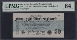 Germany, 50 Milliarden Mark, 1923, Choice UNC 64