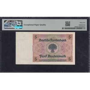 Germany, 5 Rentenmark, 1926, Gem UNC 65 EPQ