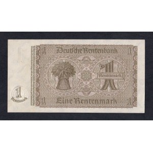 Germany, 1 Rentenmark, 1937, UNC