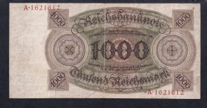 Germany, 1000 Reichsmark, 1924, VF