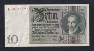 Germany, 10 Reichsmark, 1929, UNC