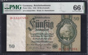 Germany, 50 Reichsmark, 1933, Gem UNC 66 EPQ