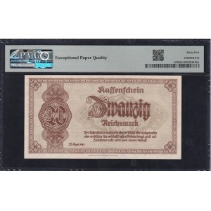 Germany, 20 Reichsmark, 1945, Gem UNC 65 EPQ
