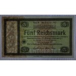 Germany, 5 Reichsmark, 1933, UNC, ENTWERTET