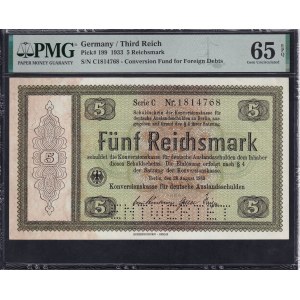 Germany, 5 Reichsmark, 1933, Gem UNC 65 EPQ