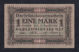 Germany, 1 Mark, 1918, VF