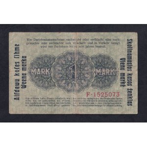 Germany, 1 Mark, 1918, VF