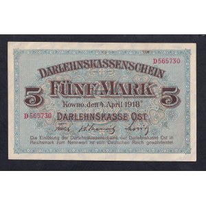 Germany, 5 Mark, 1918, XF