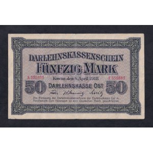 Germany, 50 Mark, 1918, VF