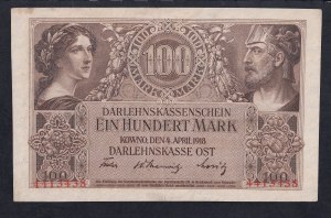 Germany, 100 Mark, 1918, XF