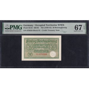 Germany, 50 Reischspfennig, 1940-45, Superb Gem UNC 67 EPQ