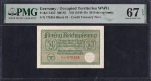 Germany, 50 Reischspfennig, 1940-45, Superb Gem UNC 67 EPQ