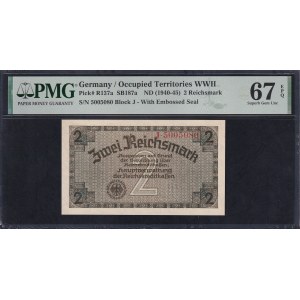 Germany, 2 Reichsmark, 1940-45, Superb Gem UNC 67 EPQ