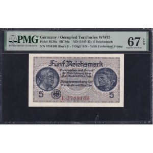 Germany, 5 Reichsmark, 1940-45, Superb Gem UNC 67 EPQ