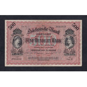 Germany, 500 Mark, 1911, VF
