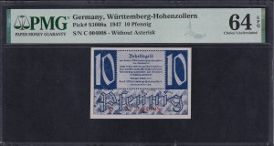 Germany, 10 Pfennig, 1947, Choice UNC 64 EPQ