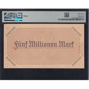 Germany, 5 Millionen Mark, 1923, Choice UNC 63