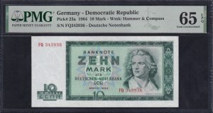 Germany (GDR), 10 Mark, 1964, Gem UNC 65 EPQ,